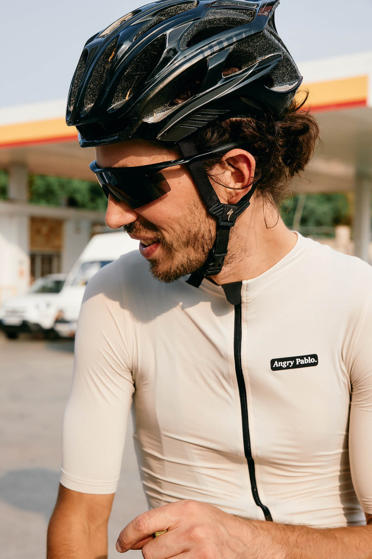 EarthTone Cycling Jersey / Chalk