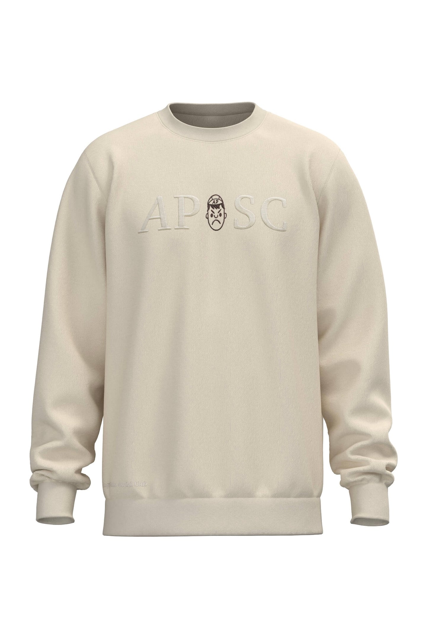 Angry Pablo Social Club Cream Sweatshirt