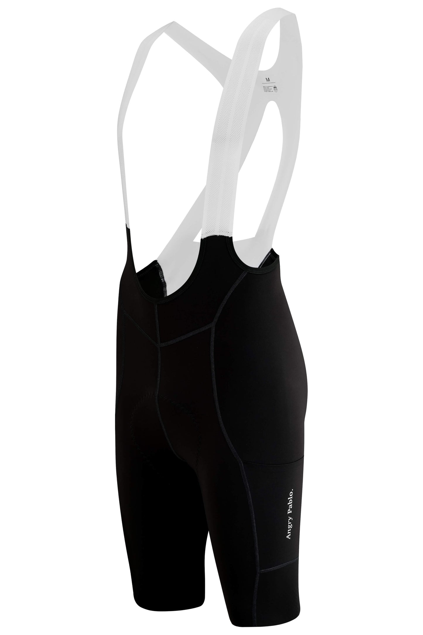 Men's Black Cycling Cargo Bib Shorts