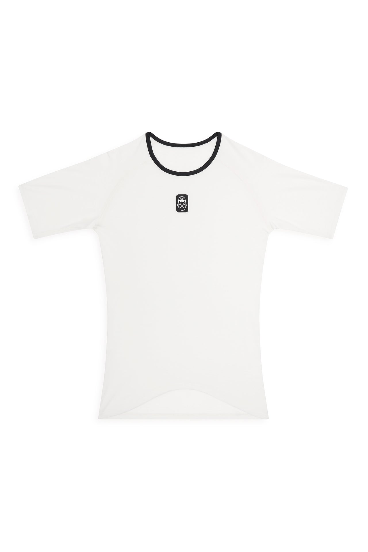 Short Sleeve Merino Wool Cycling Base Layer | White Sand