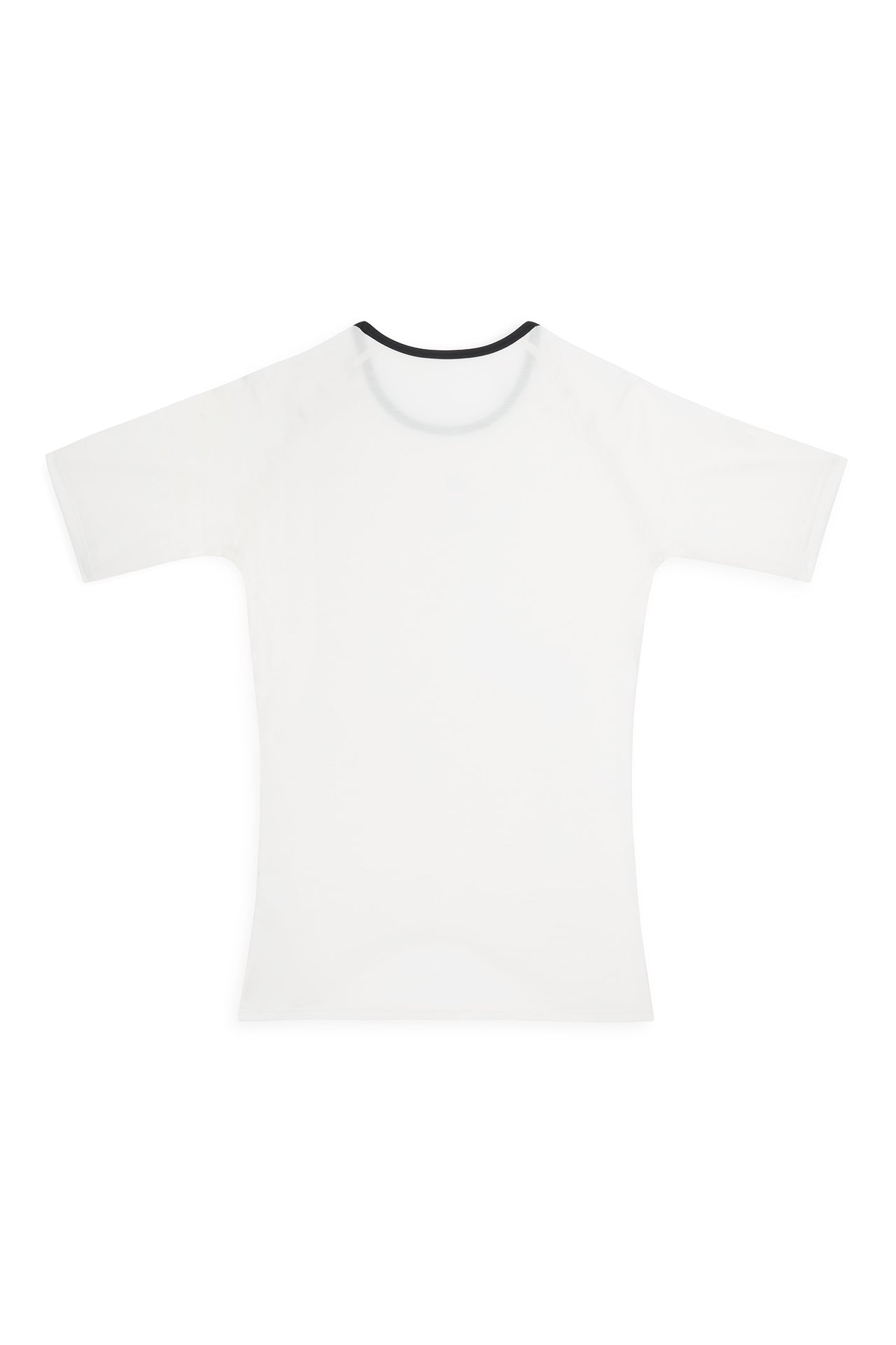 Short Sleeve Merino Wool Cycling Base Layer | White Sand