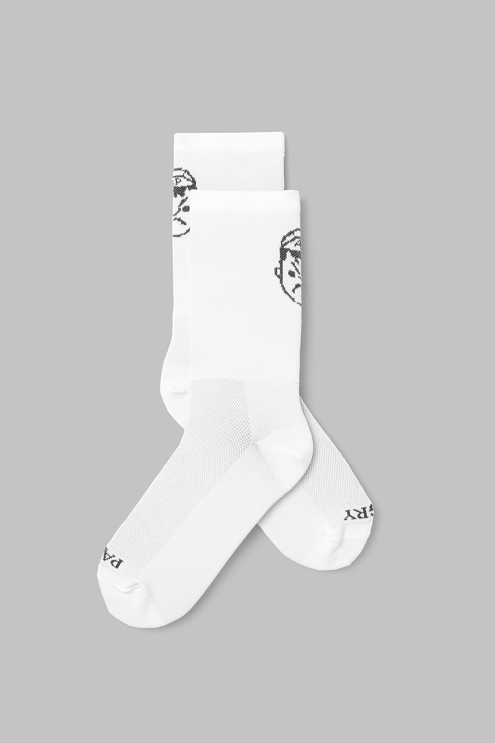 High Top Classic White Cycling Socks