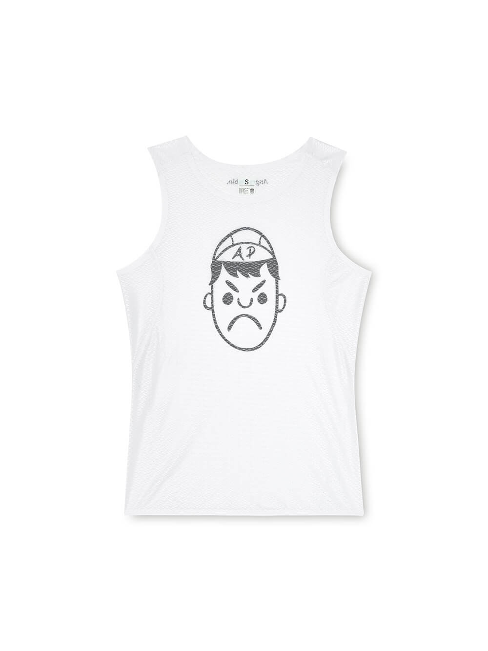 White Mesh Cycling Base Layer