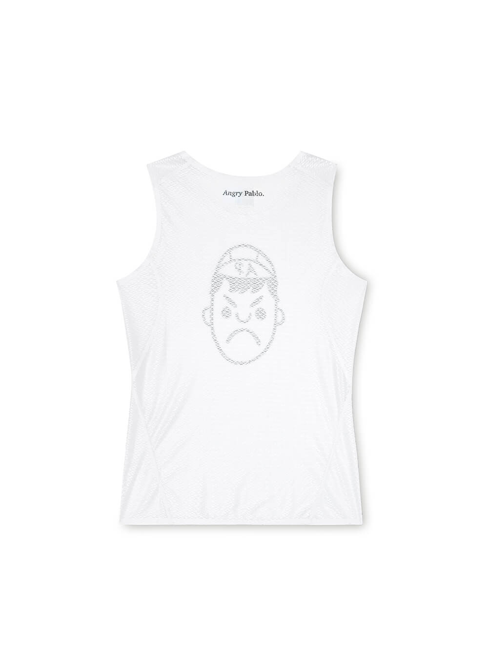 White Mesh Cycling Base Layer