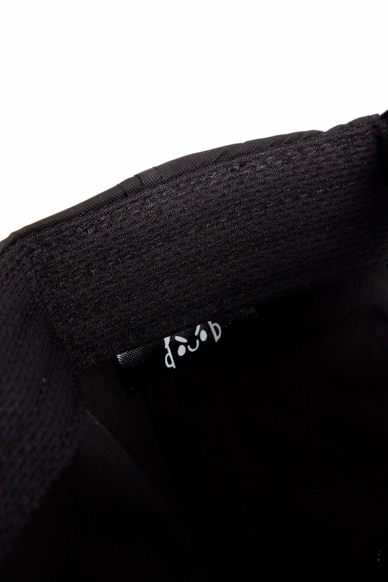 Inner cushioning sweatband of Angry Pablo black cap