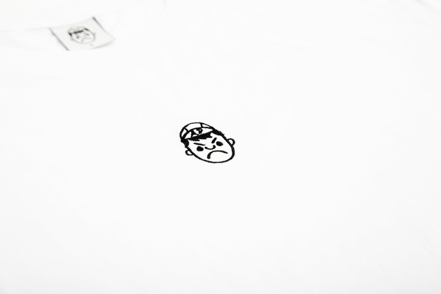 Oversized Classic Tee - White / Black