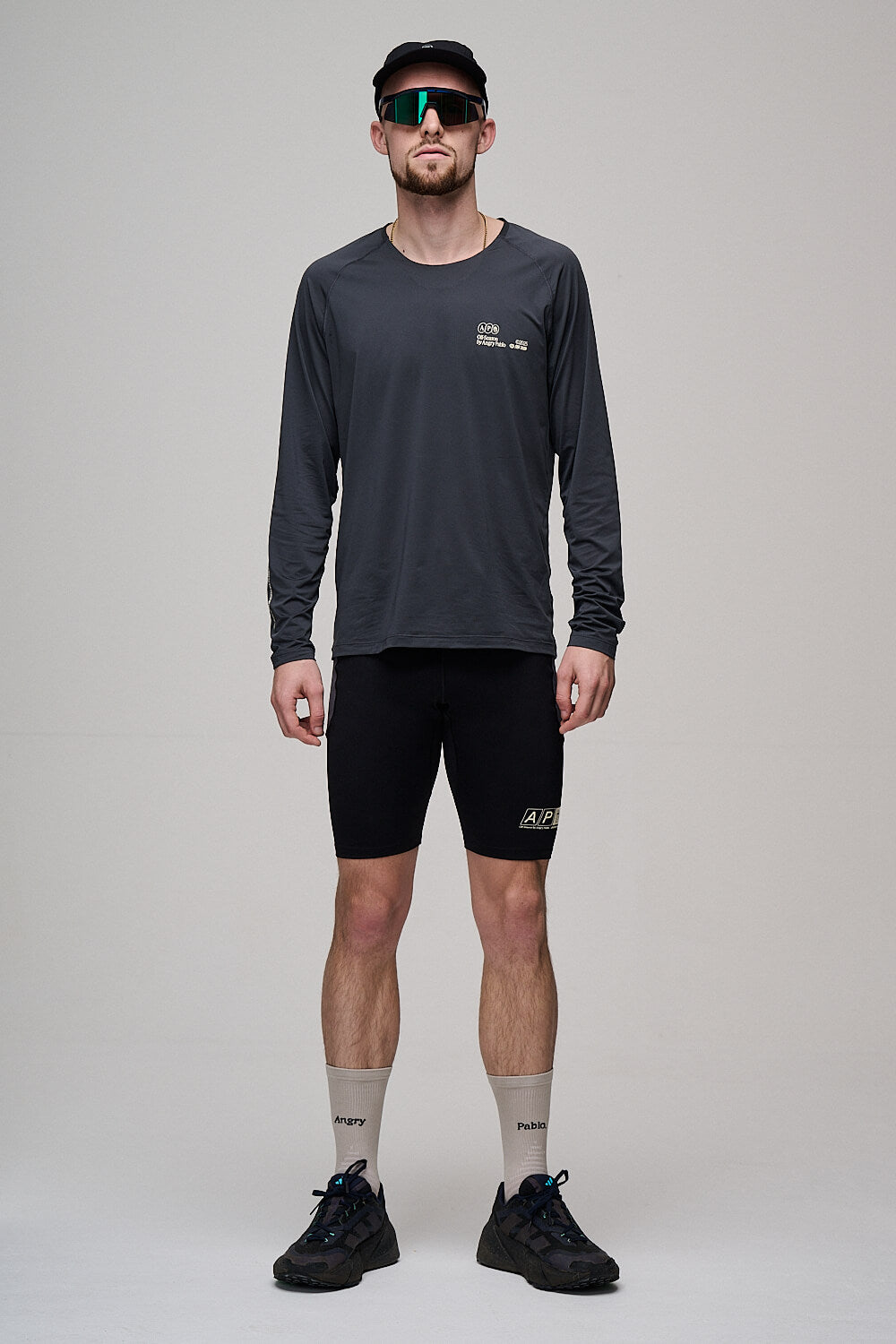 Off-Season Long Sleeve Running Tee | Charcoal