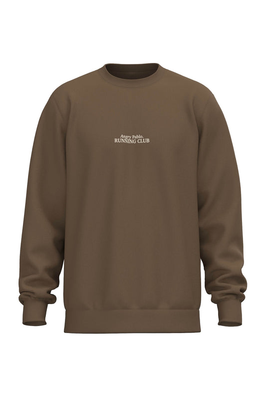 Social Run Club Sweatshirt / Brown