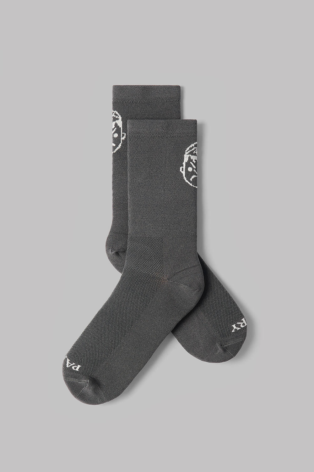 High Top Classic Charcoal Cycling Socks