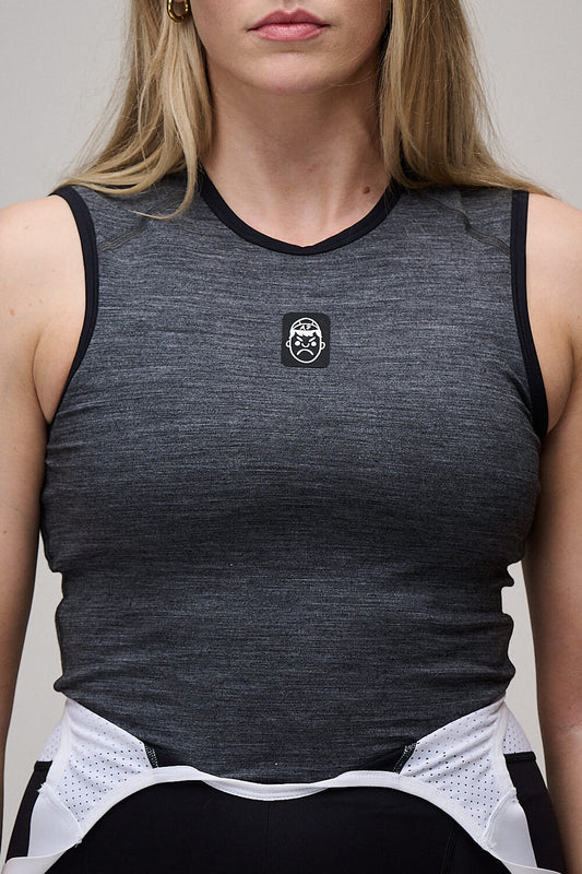 Wool Cycling Base Layer | Graphite