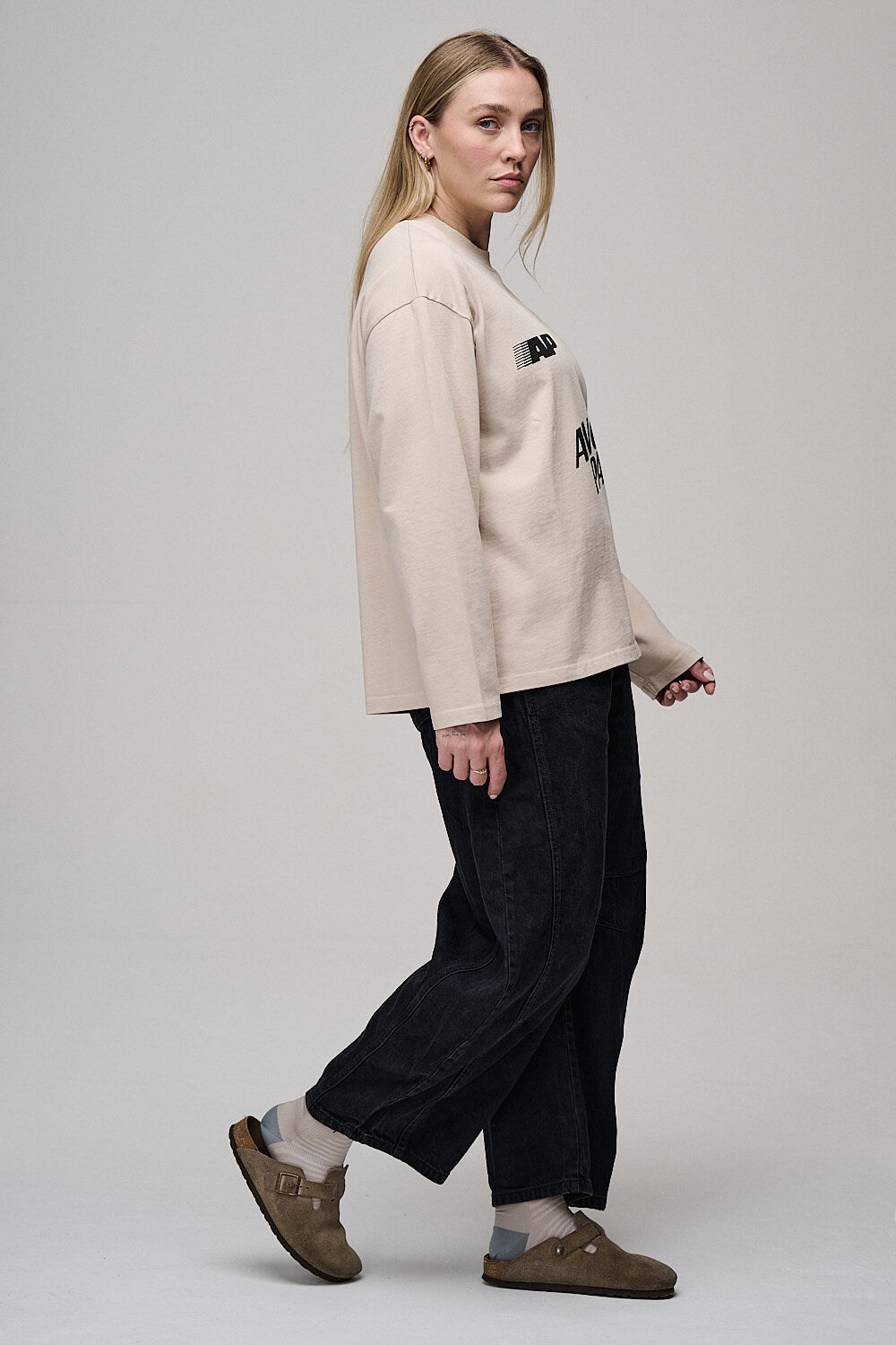 Off-Season Heavy Long Sleeve Tee | Sand