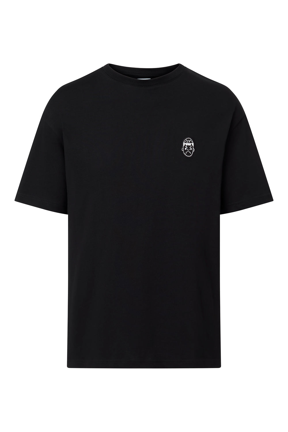 Oversized Signature Logo Tee / Black