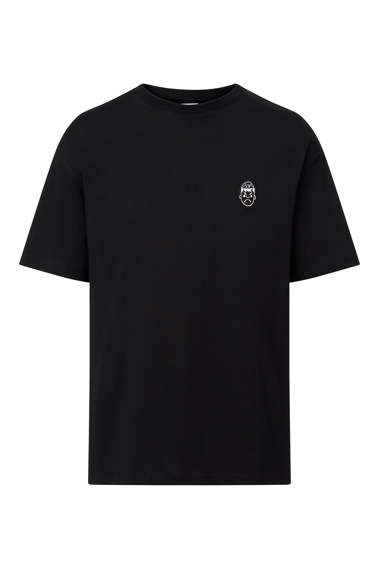 Oversized Signature Logo Tee | Black