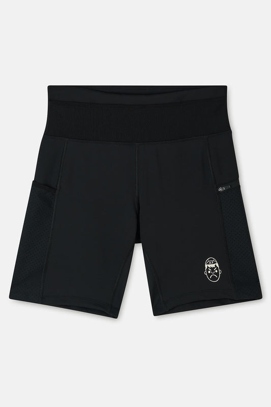 Everyday Athlete Women's Half-Tight Running Shorts | Black
