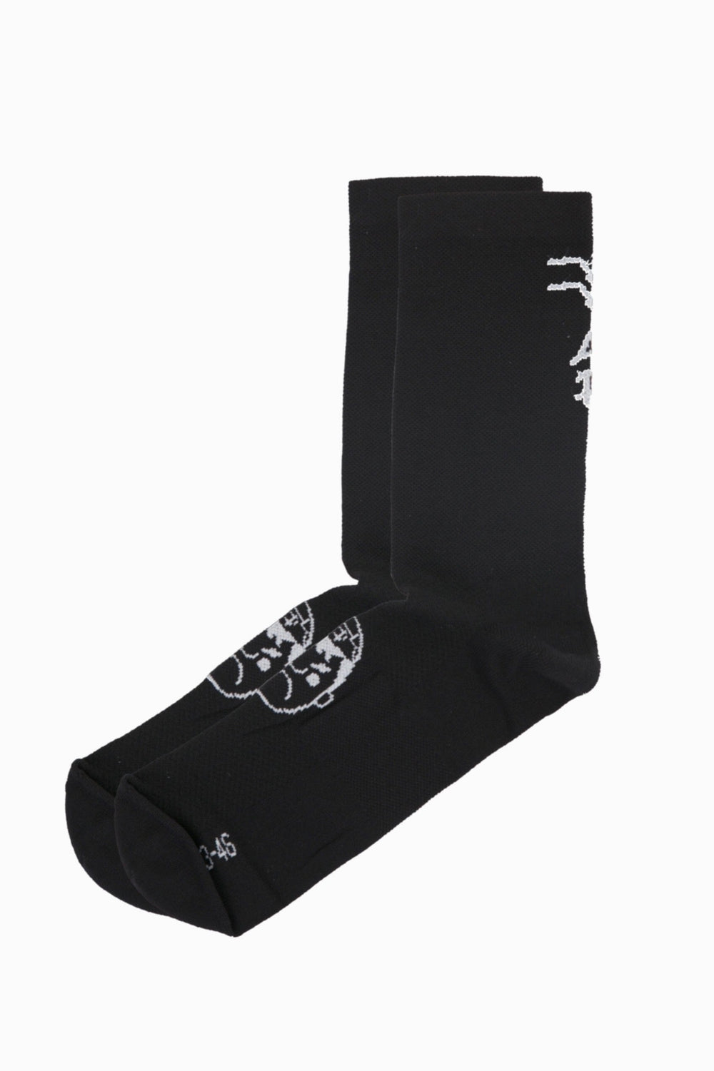 High Top Coastal Cycling Socks - Black