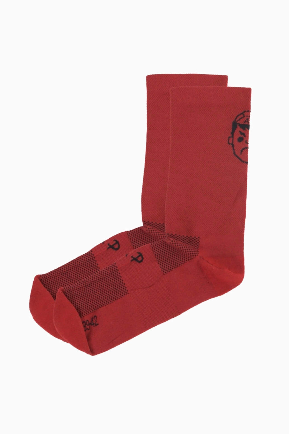 High Top Classic Cycling Socks - Bordeaux Red