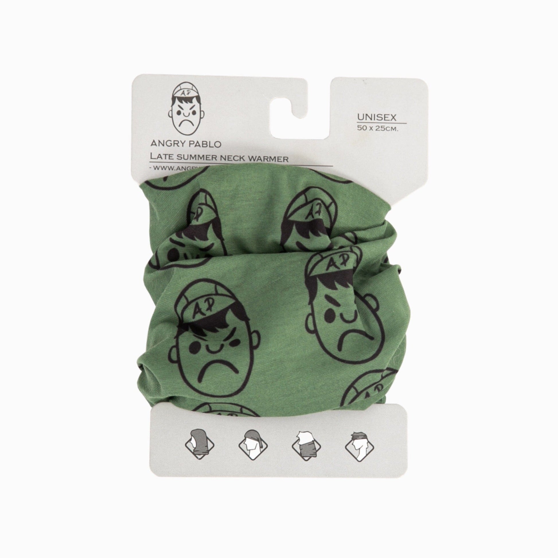 Late Summer Neck Warmer - Pablo Edition - Forest Green