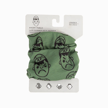 Late Summer Neck Warmer - Pablo Edition - Forest Green
