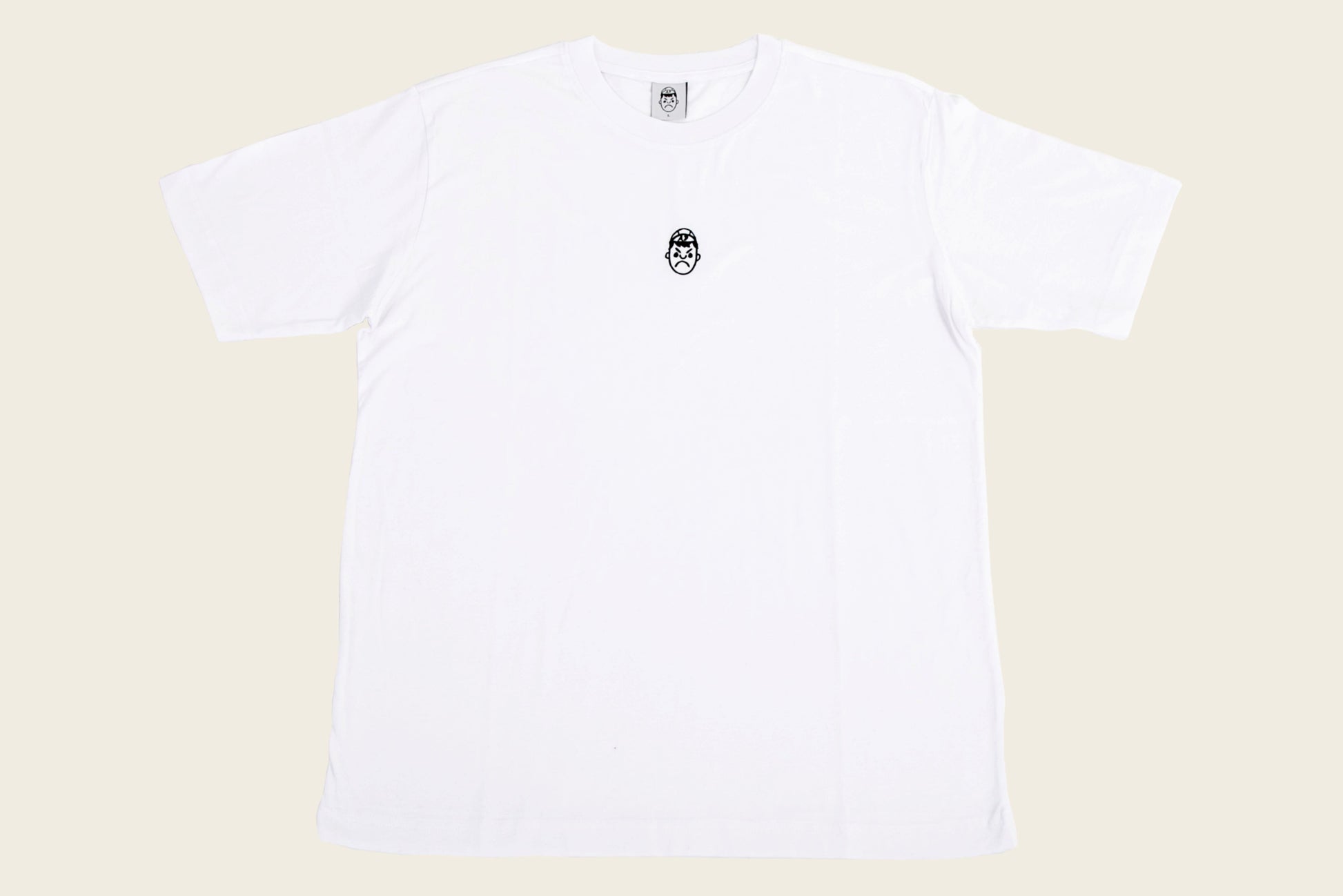 Oversized Classic Tee - White / Black